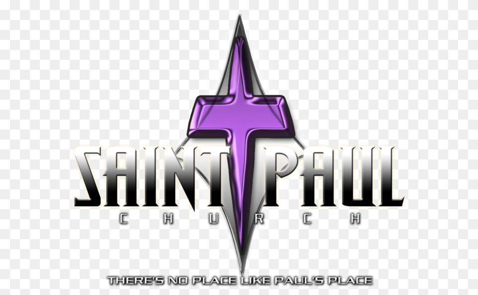 St Paul Ame Church Apopka Florida, Purple, Symbol, Cross, Weapon Png Image