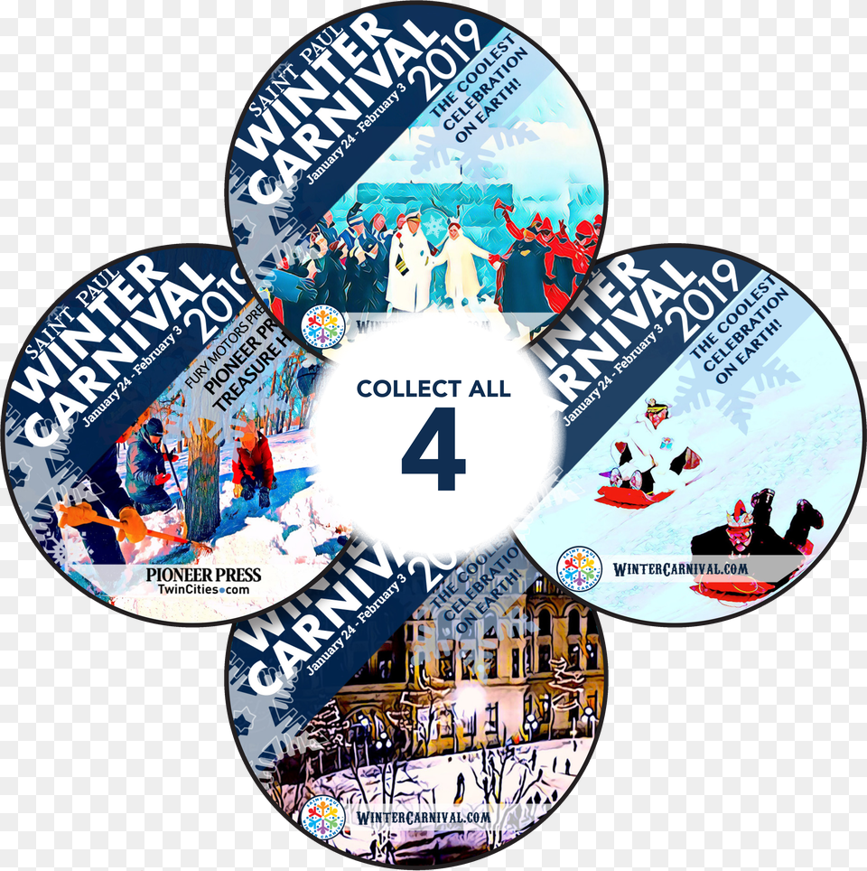 St Paul Winter Carnival 2019 Buttons Free Png