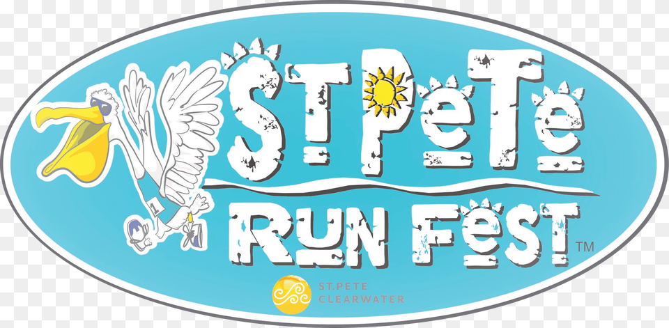 St Pete Run Fest Logo, Animal, Bird, Penguin Free Png Download