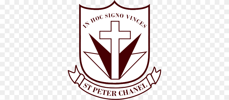 St Peter Chanel School Motueka Strong Sense Of Community, Logo, Emblem, Symbol, First Aid Free Png