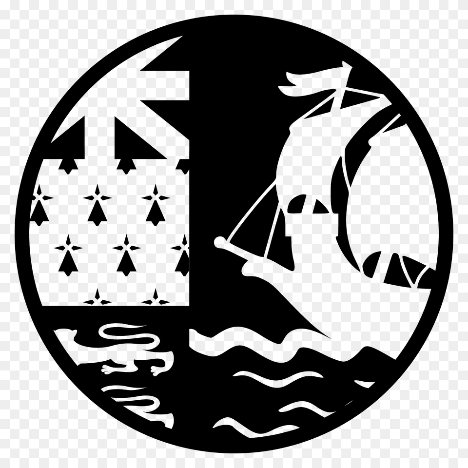 St Pierre Amp Miquelon Flag Emoji Clipart, Stencil, Astronomy, Moon, Nature Free Png