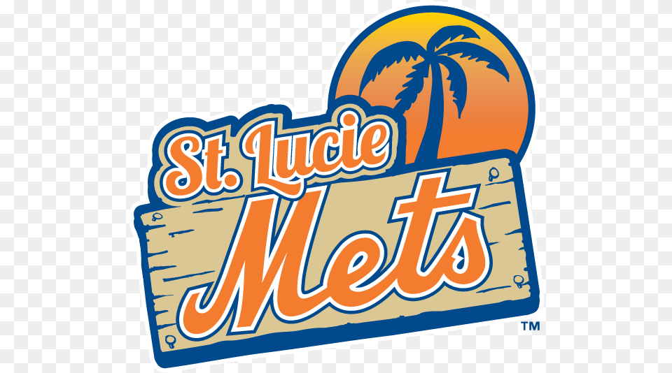 St St Lucie Mets Logo, License Plate, Transportation, Vehicle, Food Free Transparent Png