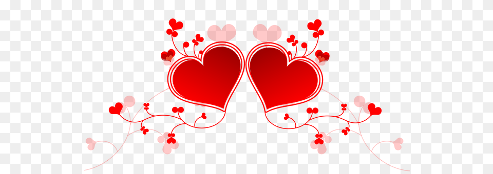 St Valentines Day Heart, Pattern Png Image