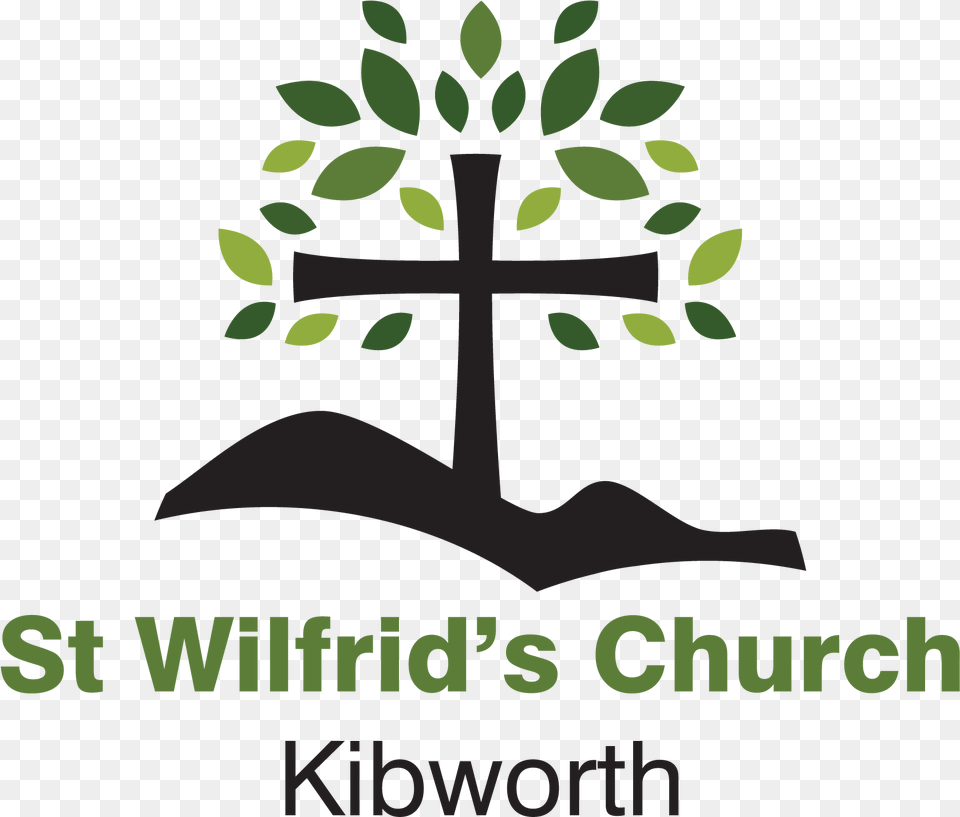 St Wilfrids Logo Sign Has Sharp Edges, Cross, Symbol, Plant, Vegetation Free Png Download