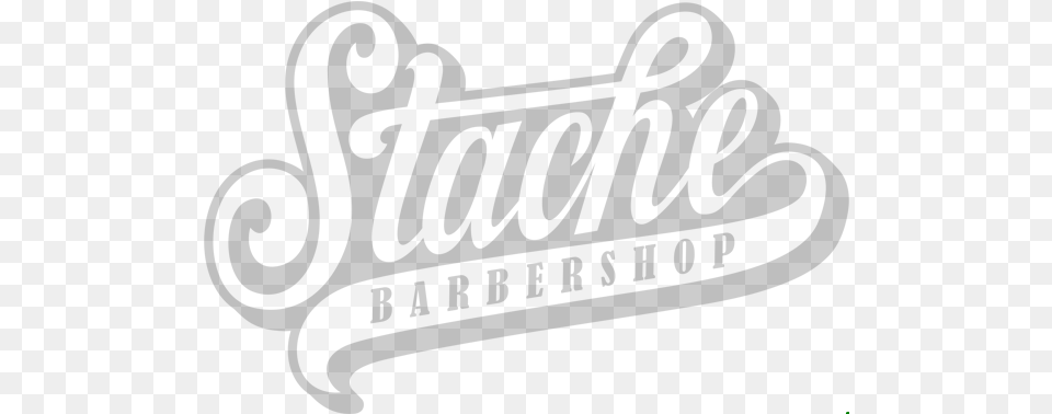 Stache Barbershop Horizontal, Text, Dynamite, Weapon Free Png Download