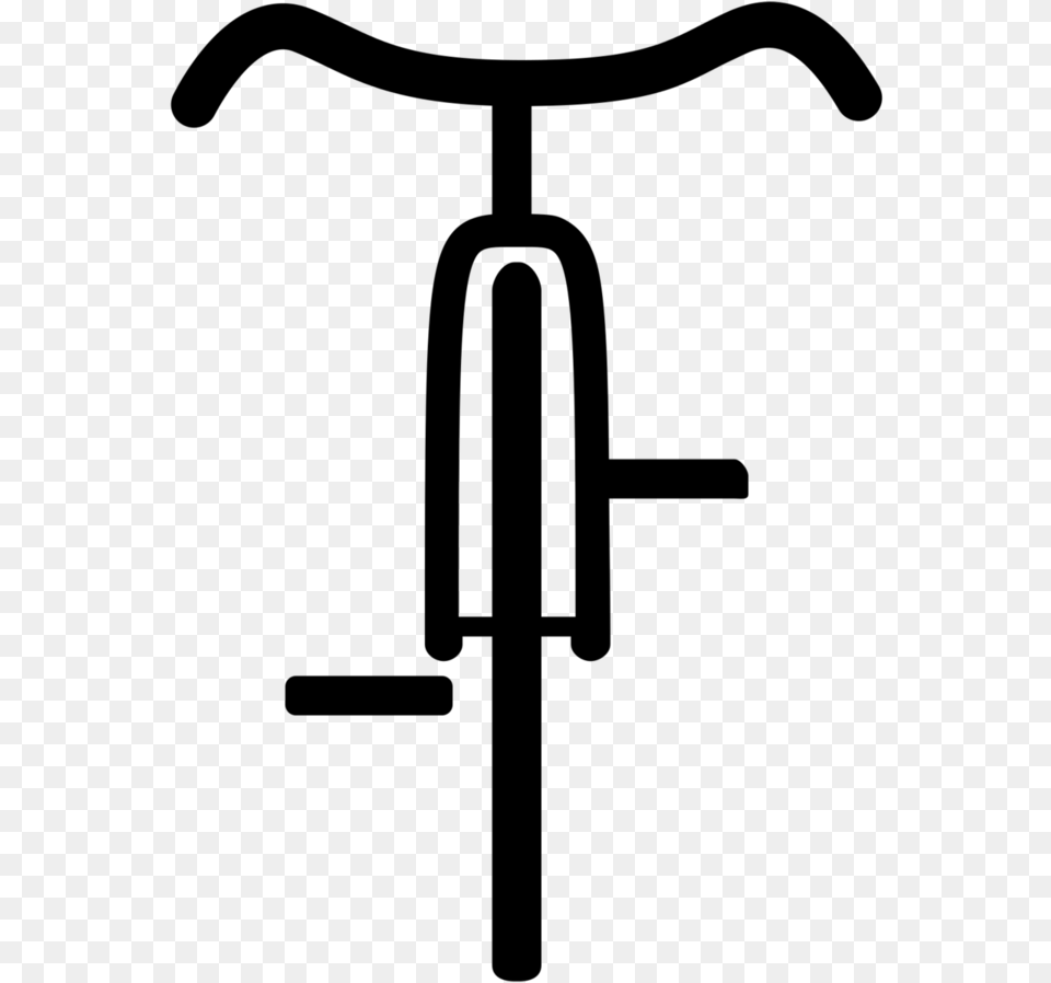 Stack Bikes Neatly Bike Front Icon, Gray Free Transparent Png