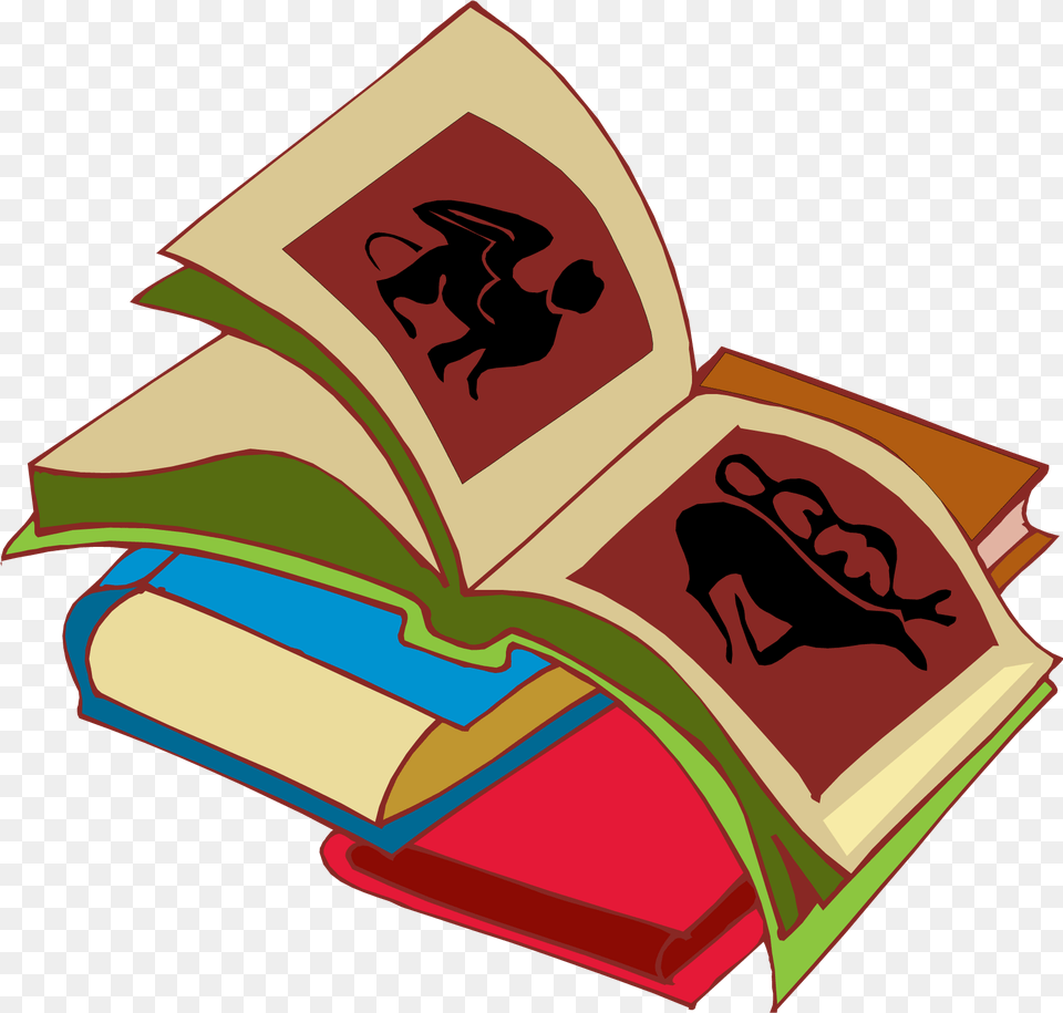 Stack Clipart Library Book Book Clipart, Person, Publication, Reading Png