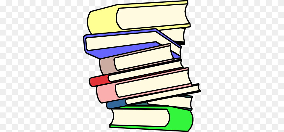 Stack Of Books Clip Art, Book, Publication, Indoors, Library Free Png Download