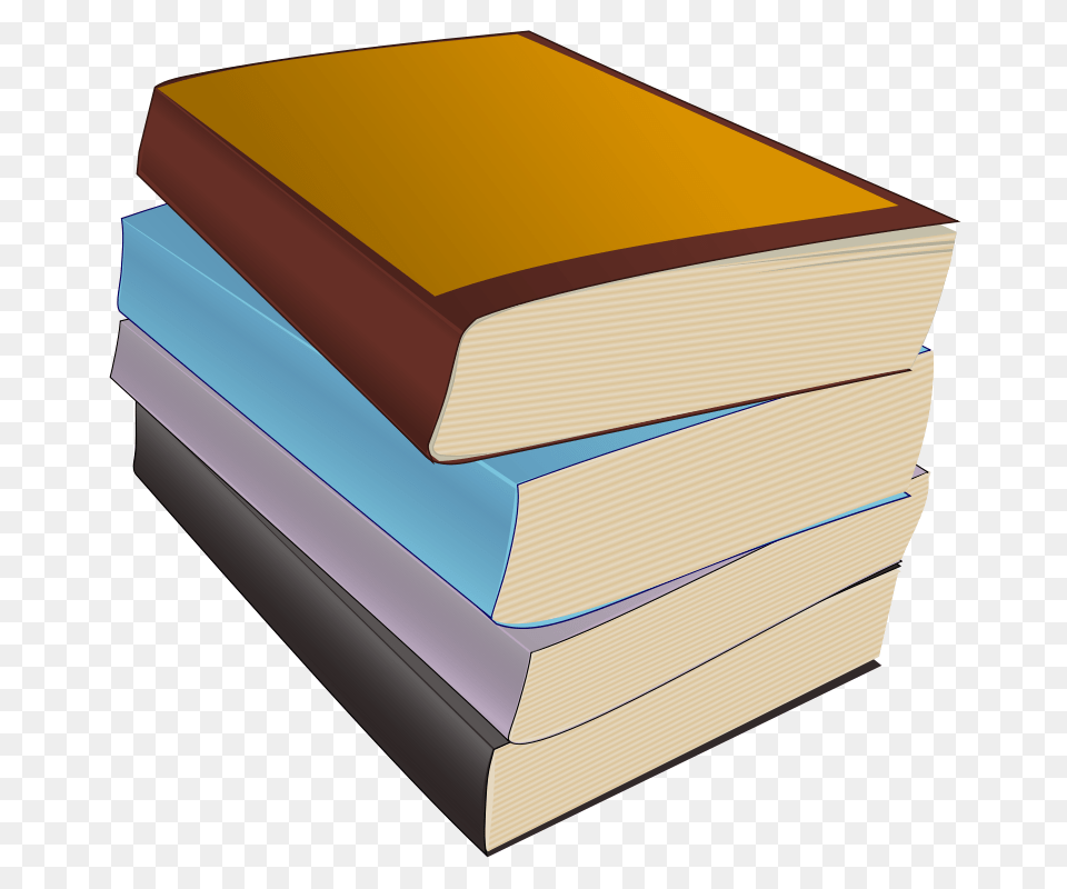 Stack Of Books Clipart, Book, Publication, Mailbox Free Png Download