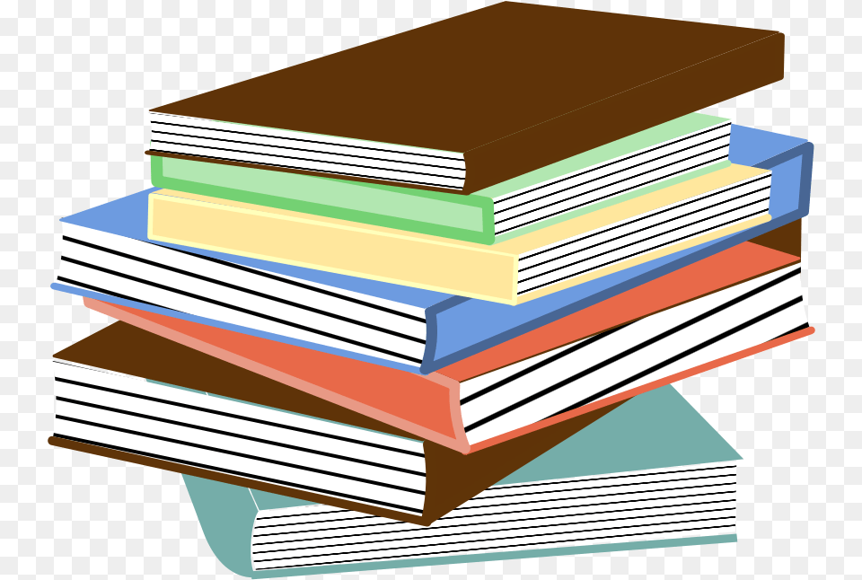 Stack Of Books Clipart Book Stack Vector, Publication, Plywood, Wood Free Png Download