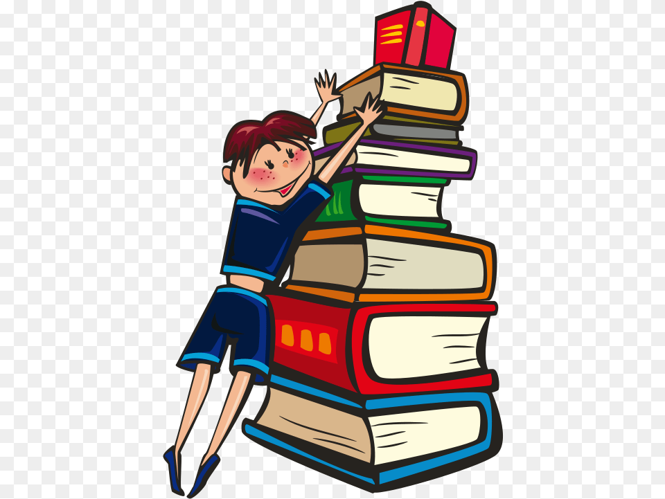 Stack Of Books Clipart Knowledge, Reading, Book, Publication, Person Free Png