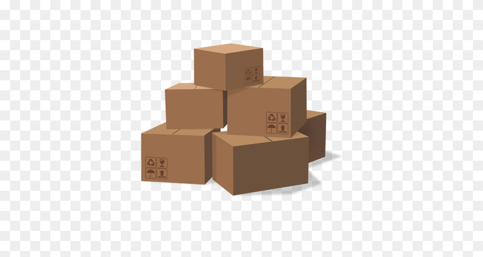 Stack Of Cardboard Boxes, Box, Carton, Package, Package Delivery Free Png
