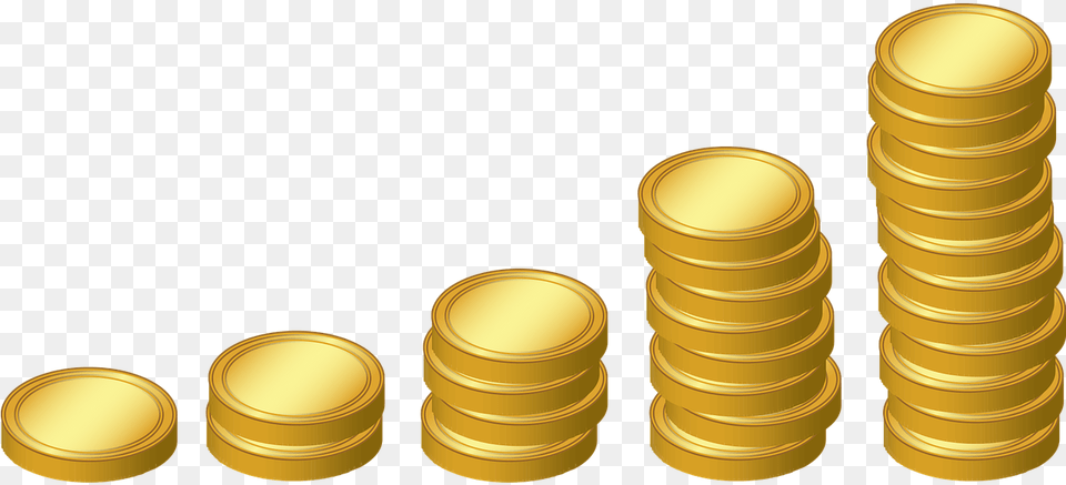 Stack Of Coins, Gold, Treasure, Coin, Money Png