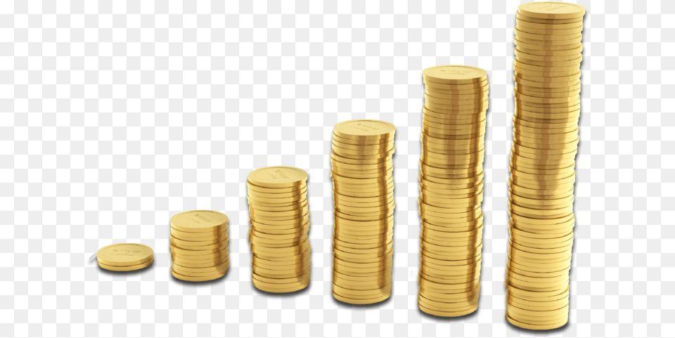 Stack Of Coins, Treasure, Coin, Money, Smoke Pipe Free Transparent Png