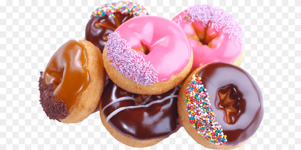 Stack Of Donuts Transparent Dunkin Donuts, Food, Sweets, Donut, Ketchup Png Image