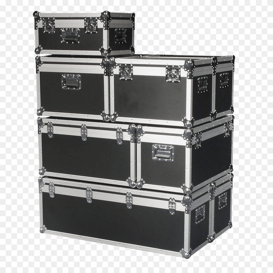 Stack Of Flightcases, Box Png Image