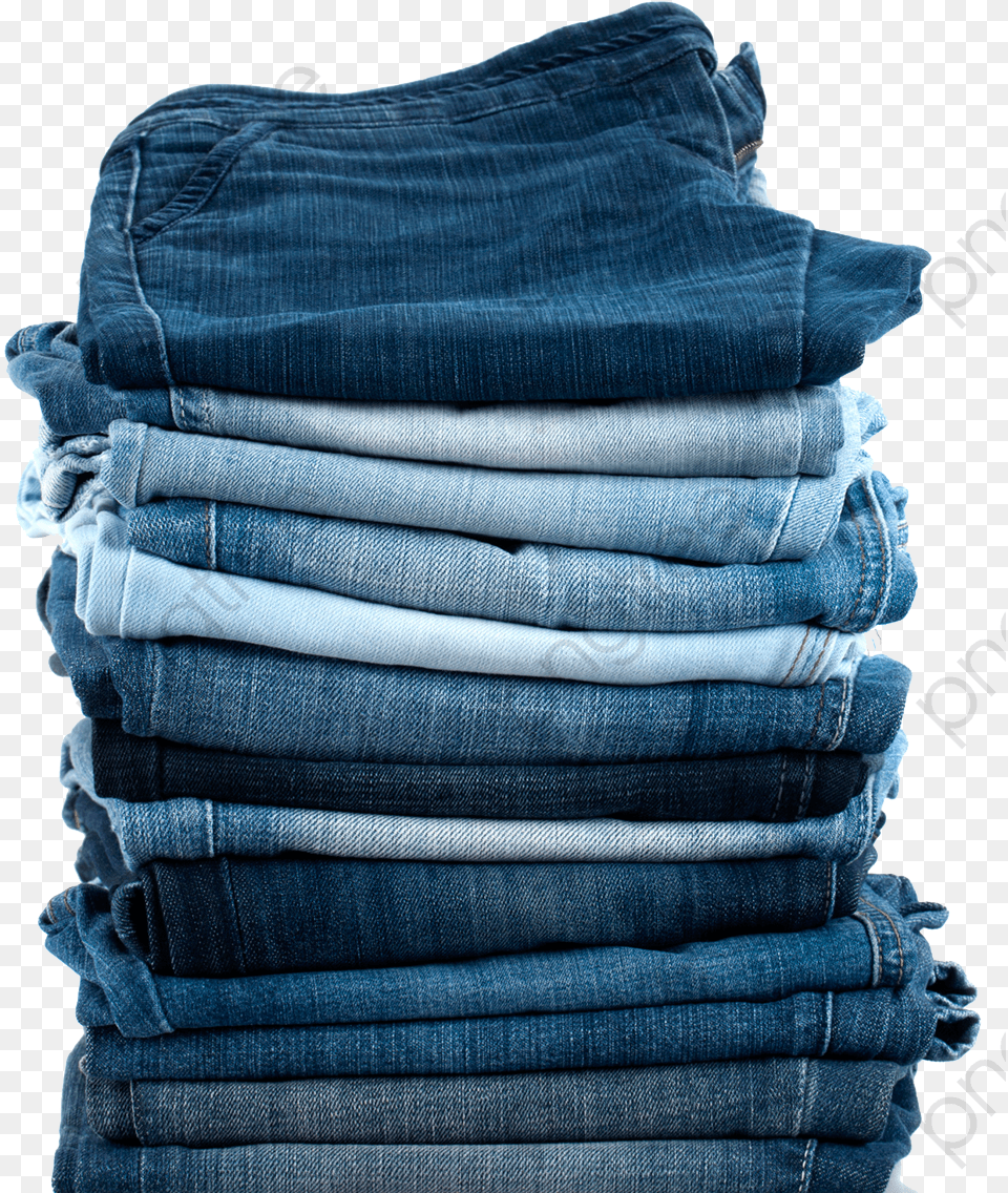 Stack Of Folded Jeans, Clothing, Pants, Home Decor, Linen Free Png