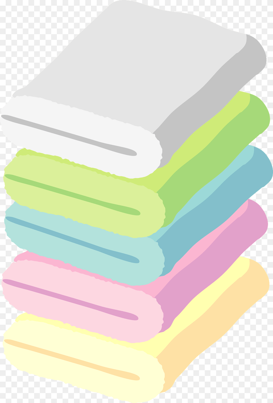 Stack Of Folded Towel Clipart, Person, Bath Towel Free Png Download