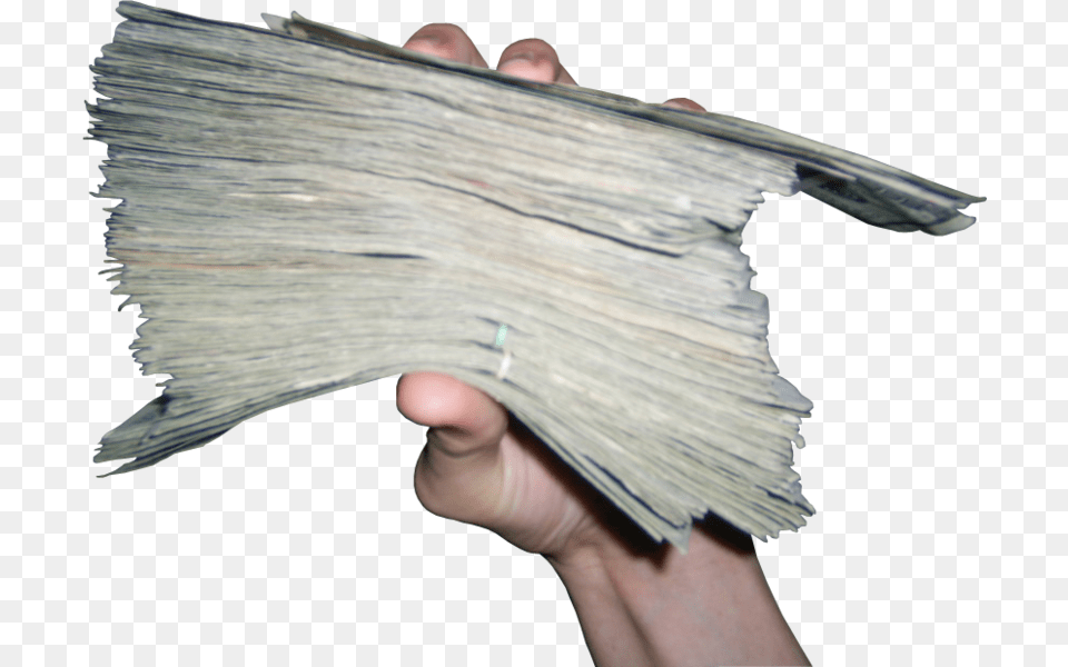 Stack Of Money, Text, Person, Paper Free Png Download