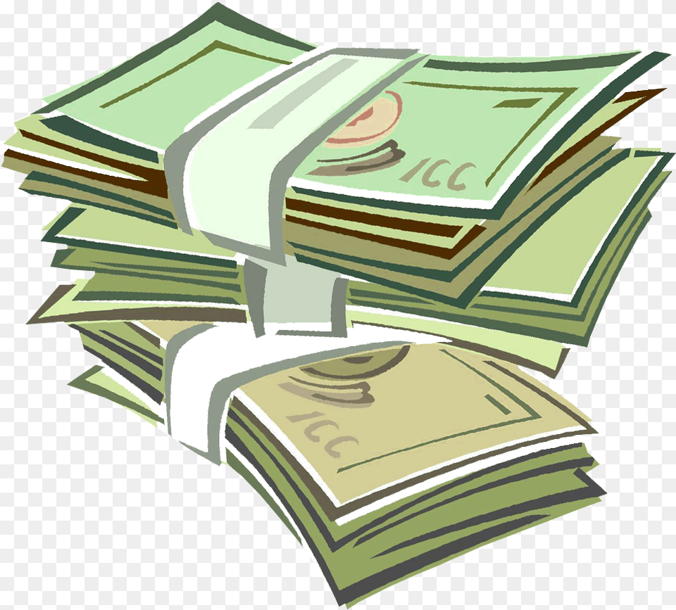 Stack Of Money Clipart, Book, Publication, Person Free Png Download
