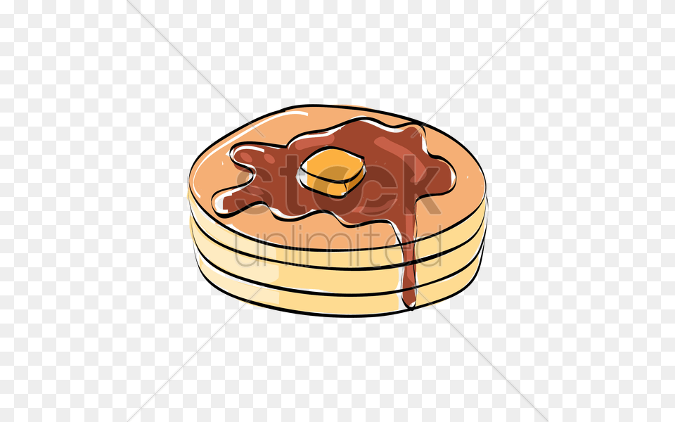 Stack Of Pancakes Vector Bread, Food, Sweets Png Image