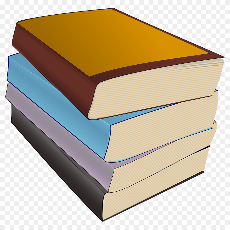 Stack Of Paperback Books Clipart, Book, Publication, Mailbox Free Transparent Png