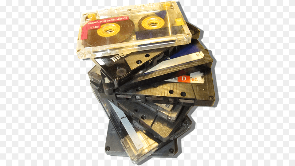 Stack Of Stereo Cassette Tapes Cassette Tape, Disk Png