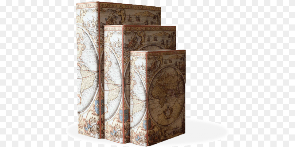 Stack Of Three Books Motif, Book, Publication, Map Free Transparent Png