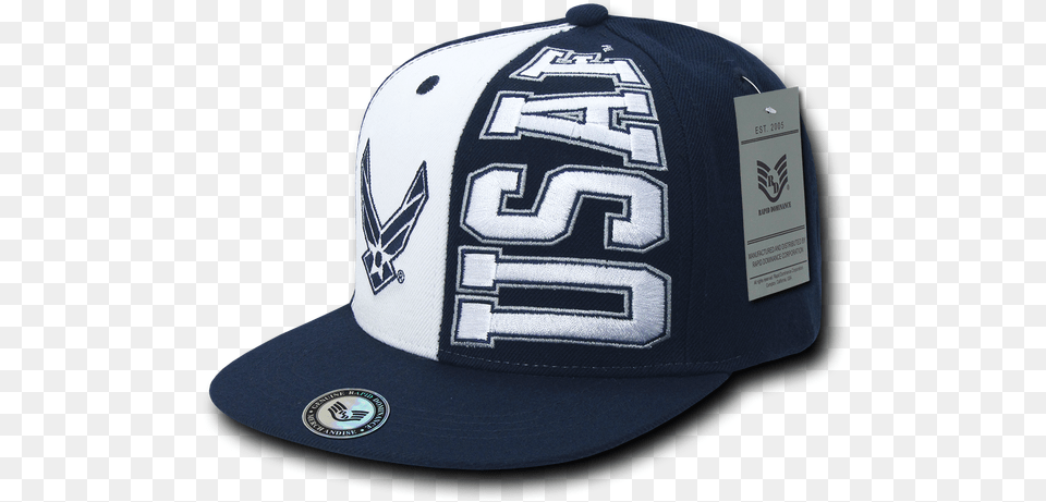 Stack Us Airforce Logo Cap Baseball Cap, Baseball Cap, Clothing, Hat, Hardhat Free Transparent Png