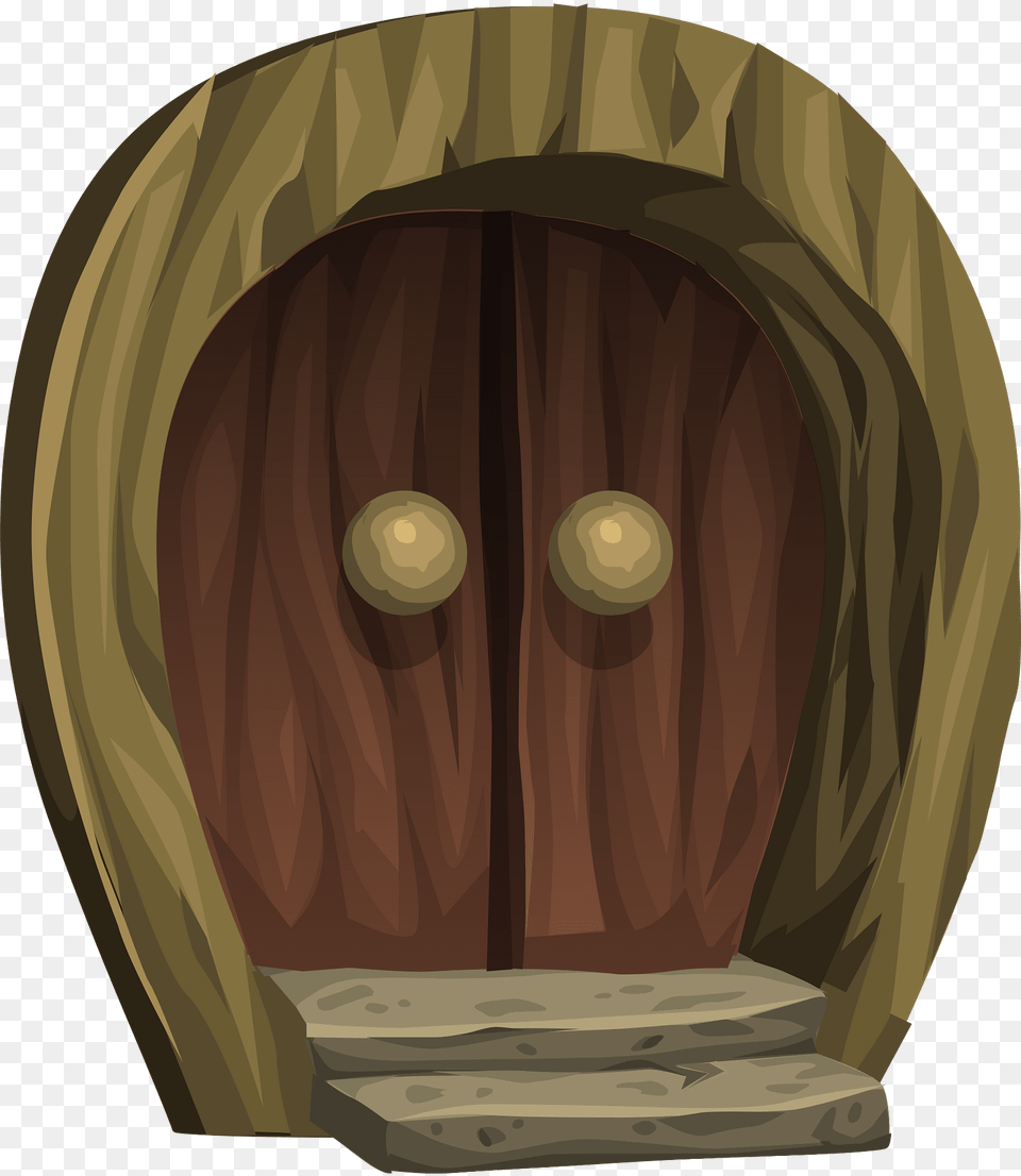 Stackable Mushroom Building Door Clipart, Wood, Diaper Png