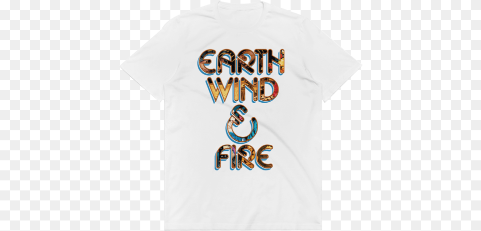 Stacked Logo Foil Tee Apparel Earth Wind U0026 Fire Earth Wind And Fire Merchandise, Clothing, T-shirt, Shirt Free Png