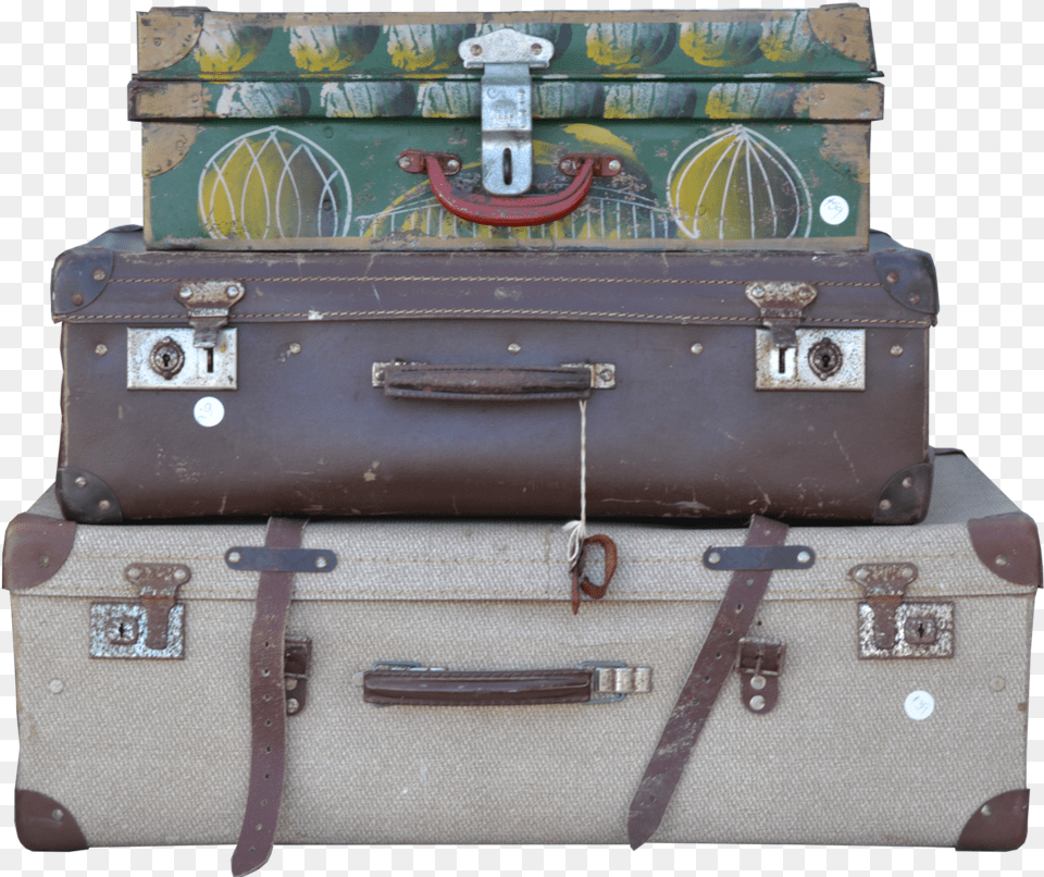 Stacked Luggage Transparent Stacked Luggage Luggage, Baggage, Suitcase Free Png Download