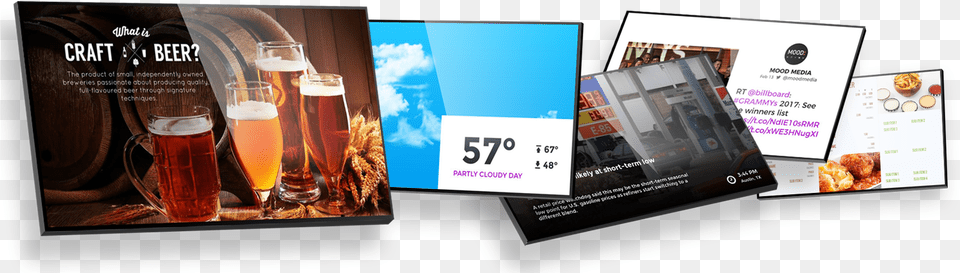Stacked Screens Promotion For Digital Signage, Advertisement, Alcohol, Beer, Beverage Free Png