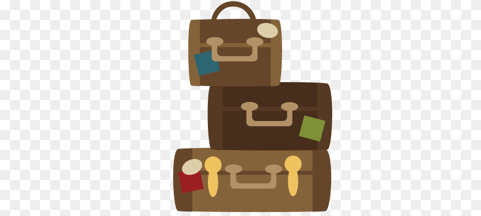 Stacked Suitcases For Scrapbooking Vacation, Baggage, Bag, Dynamite, Weapon Free Png Download