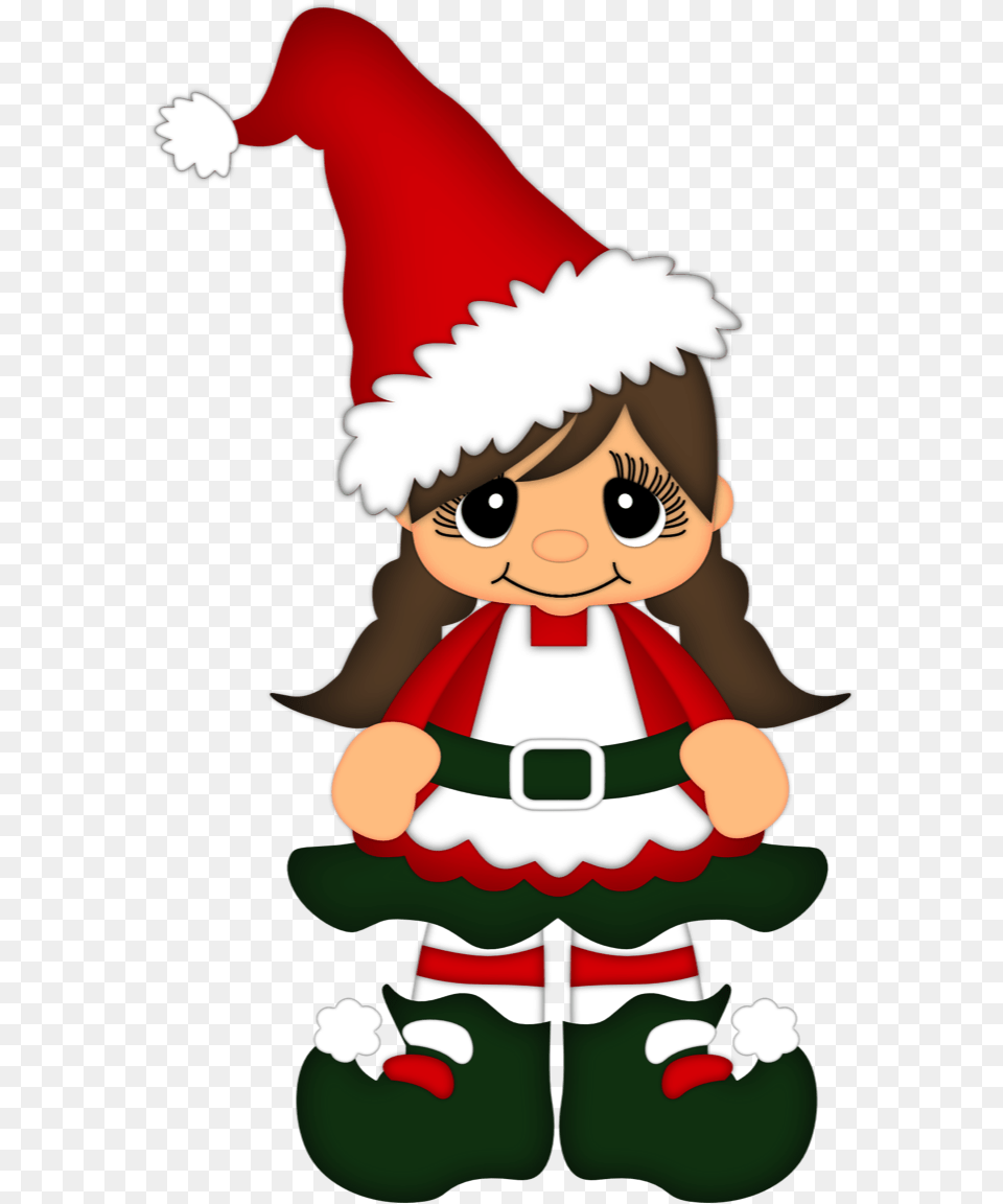 Stacks Christmas Girl Clipart, Clothing, Elf, Hat, Baby Png