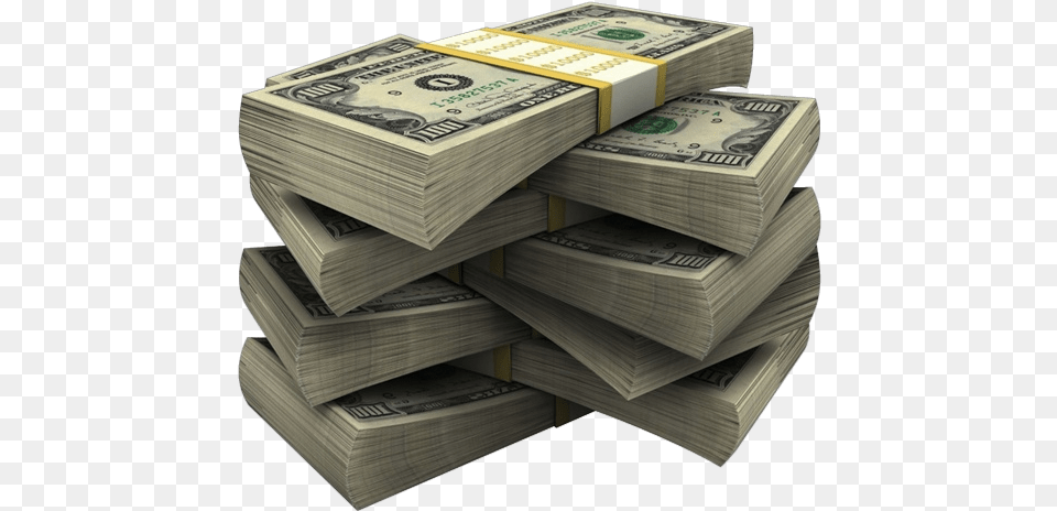 Stacks Of Money With No Background, Dollar, Book, Publication Free Png