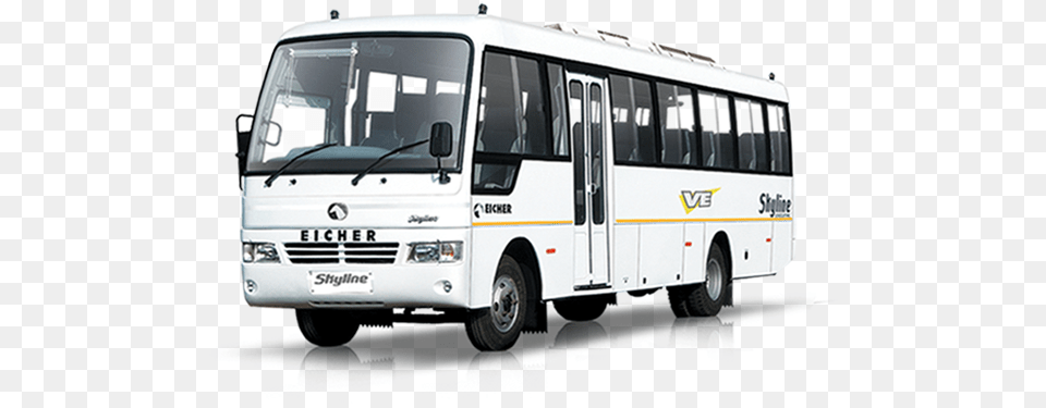 Staff Bus Services In Chennai Eicher Skyline Bus 32 Seater, Transportation, Vehicle, Minibus, Van Free Transparent Png