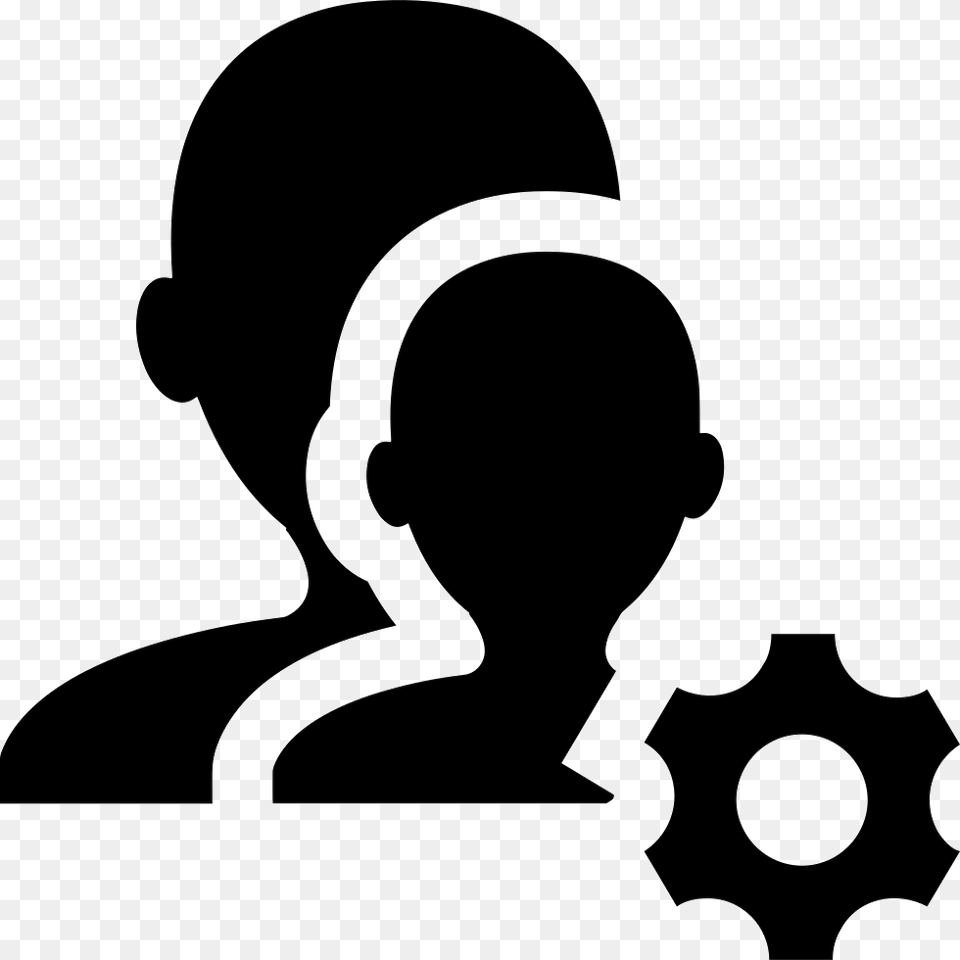 Staff Management Icon, Silhouette, Stencil, Baby, Person Png