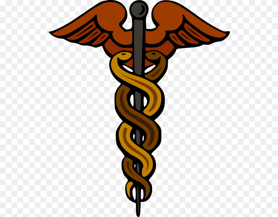 Staff Of Hermes Caduceus As A Symbol Of Medicine Rod Of Asclepius, Emblem, Cross Png