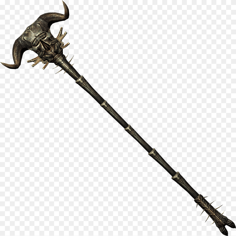 Staff Transparent Elder Scrolls Skyrim Staffs, Sword, Weapon, Mace Club Png Image