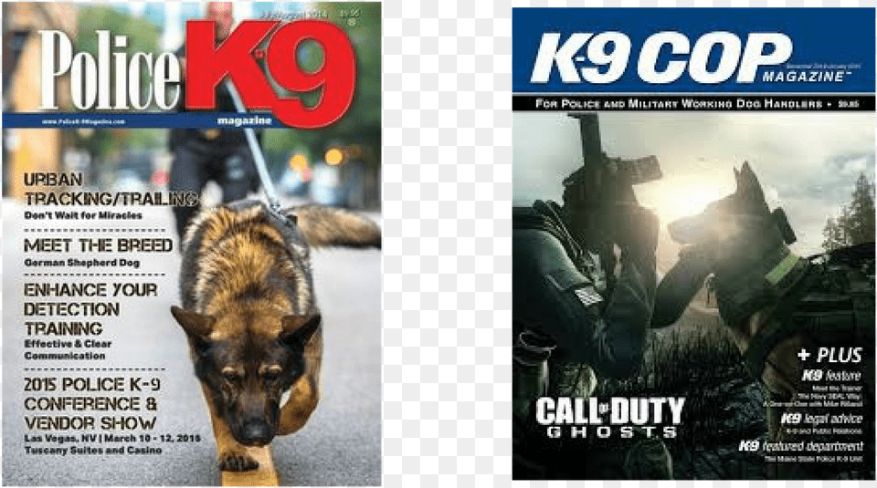 Staff Writer For Police K9 And K9 Cop Magazines K9 Cop Magazine Cover, Publication, Police Dog, Pet, Mammal Free Png