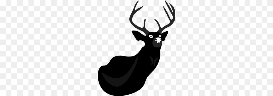 Stag Stencil, Animal, Deer, Mammal Png