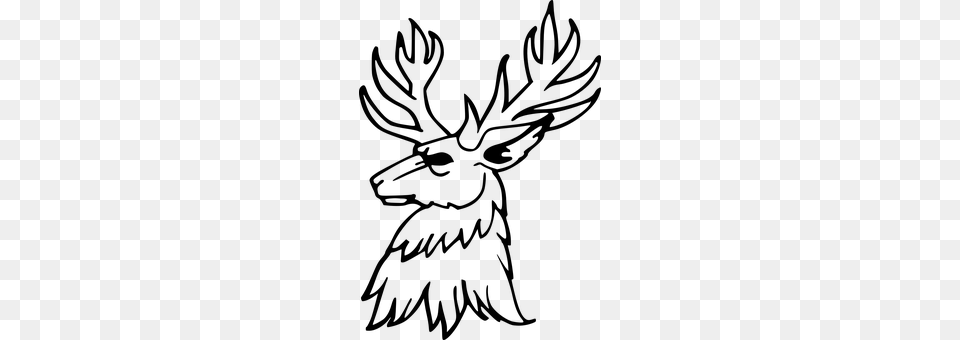 Stag Gray Free Png Download