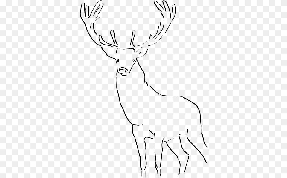 Stag Clipart Simple Stag Clip Art, Animal, Deer, Mammal, Wildlife Free Png