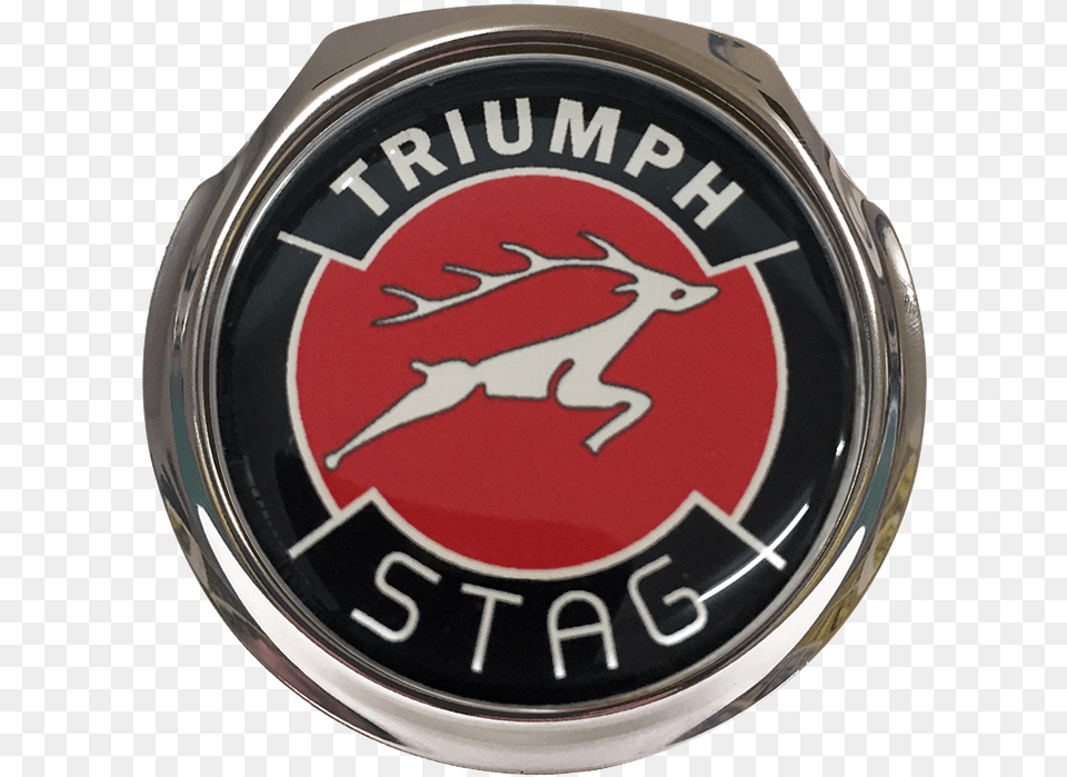 Stag Red Logo Car Grille Badge With Emblem, Symbol, Wristwatch Free Png Download