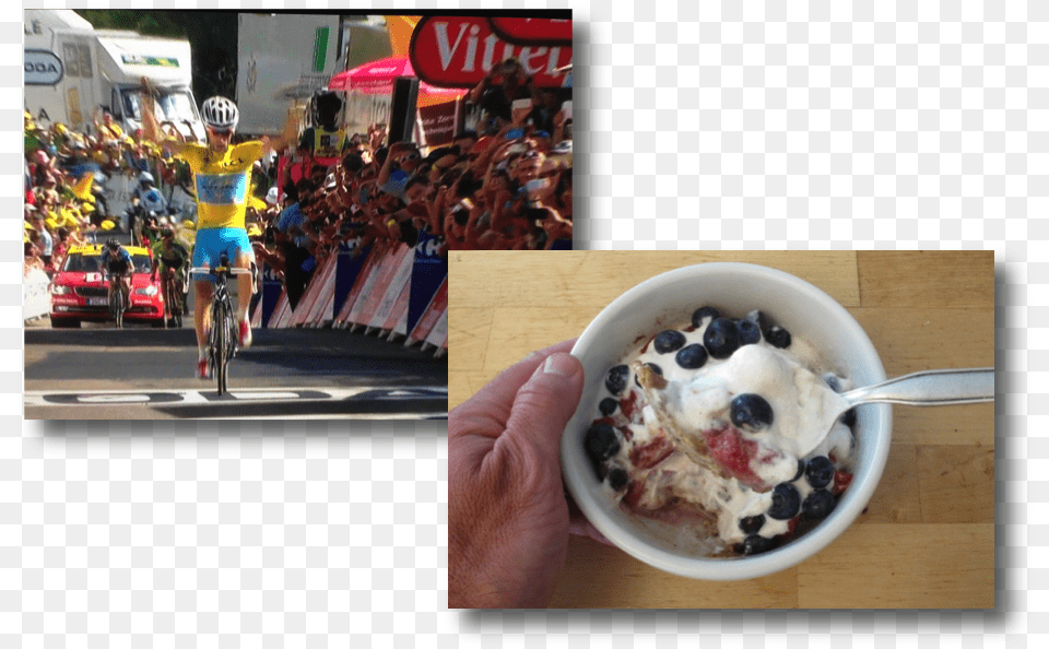 Stage 13 Amp Mw Cooked Power French Toast Gelato, Person, Vehicle, Bicycle, Transportation Free Png Download
