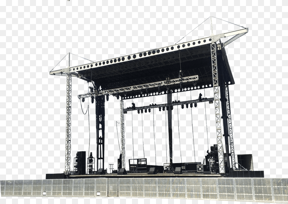 Stage, Arch, Architecture, Electronics, Screen Free Png