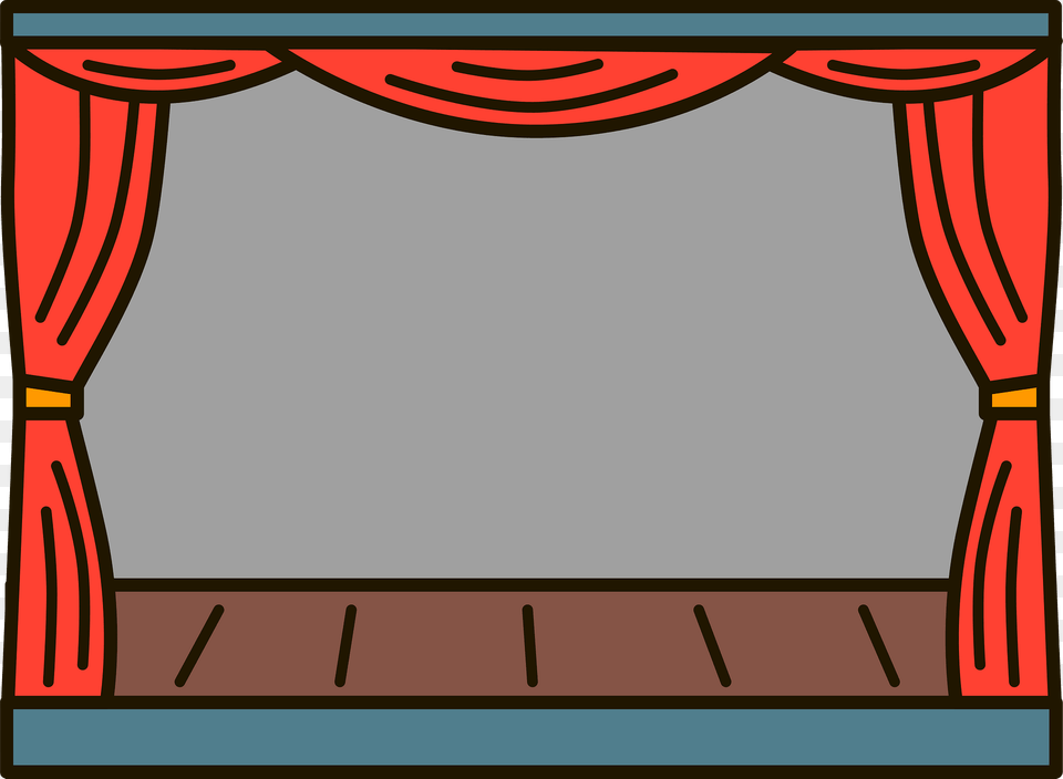 Stage Clipart, Indoors, Theater, Electronics, Screen Free Transparent Png