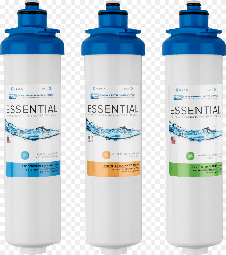 Stage Reverse Osmosis Replacement Filters, Bottle, Shaker, Water Bottle Png Image