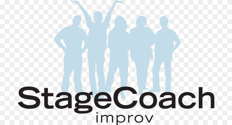 Stagecoach Improv Poster, People, Person, Silhouette, Adult Free Png Download